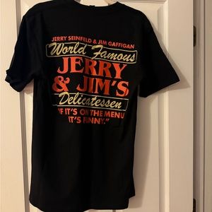 Jerry Seinfeld and Jim Gaffigan show merch